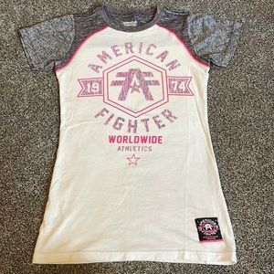 Women’s American fighter fitted tshirt